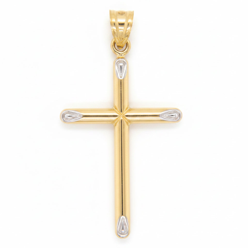 14K Yellow Gold Cross