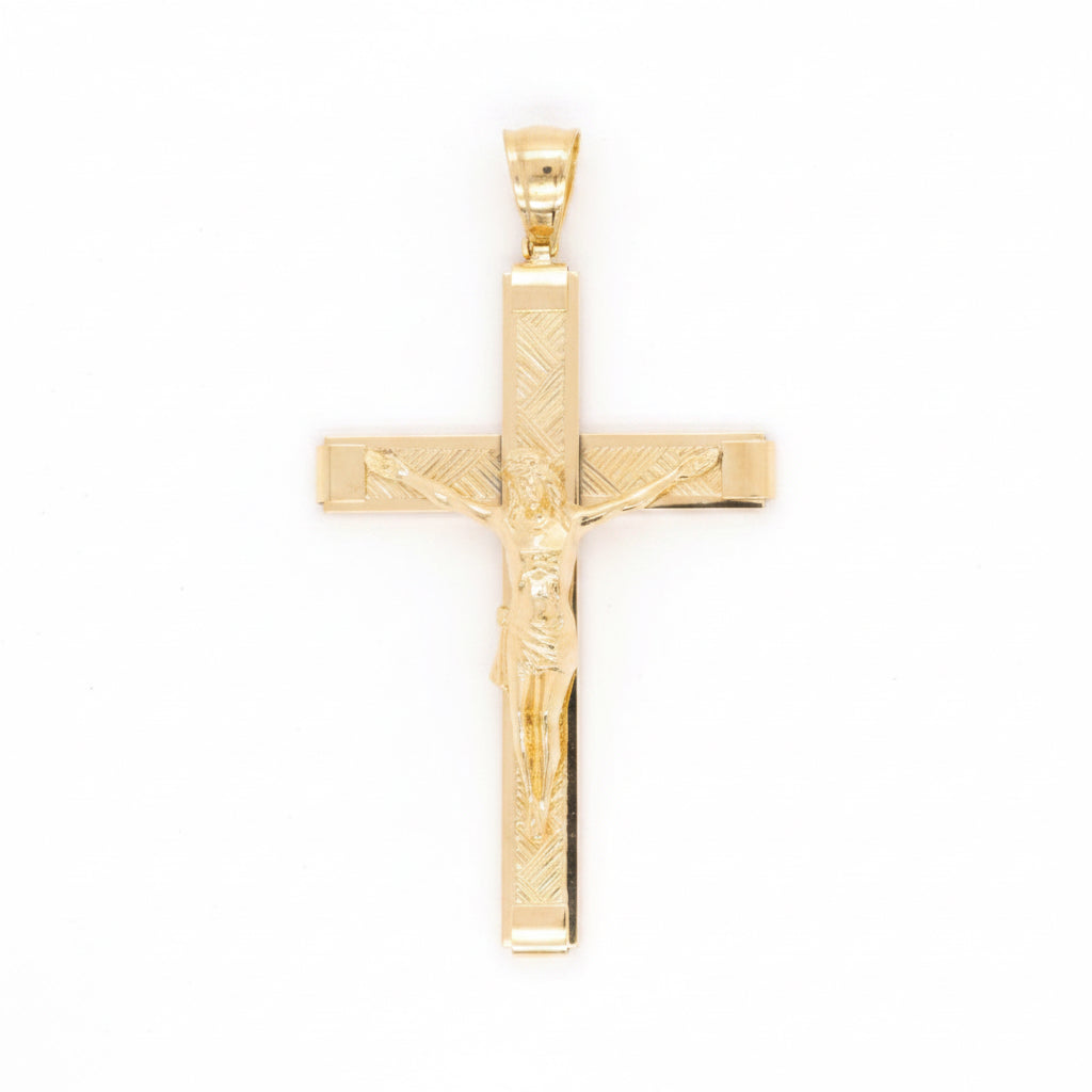 14K Yellow Gold Cross