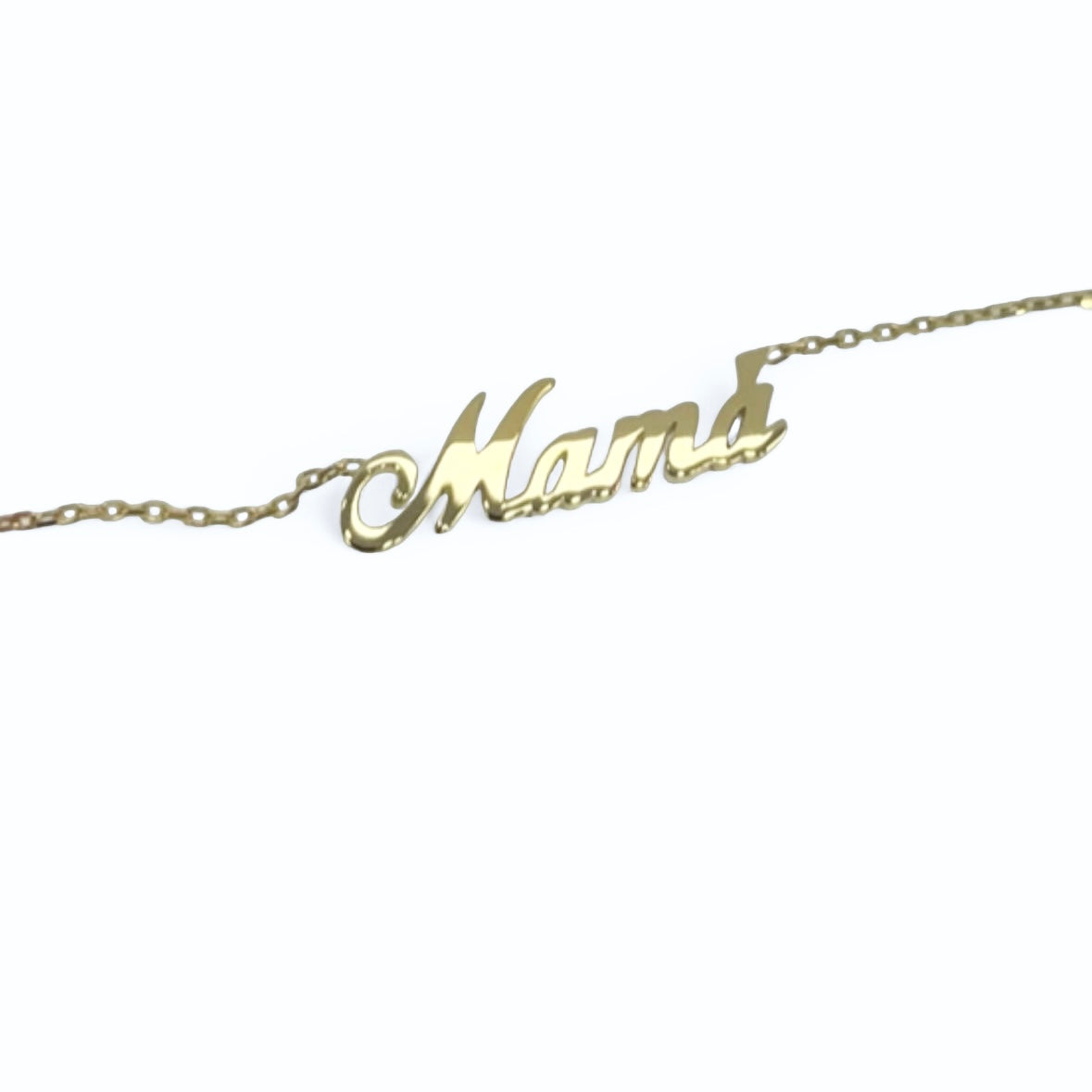 14K Yellow Gold MAMA Necklace