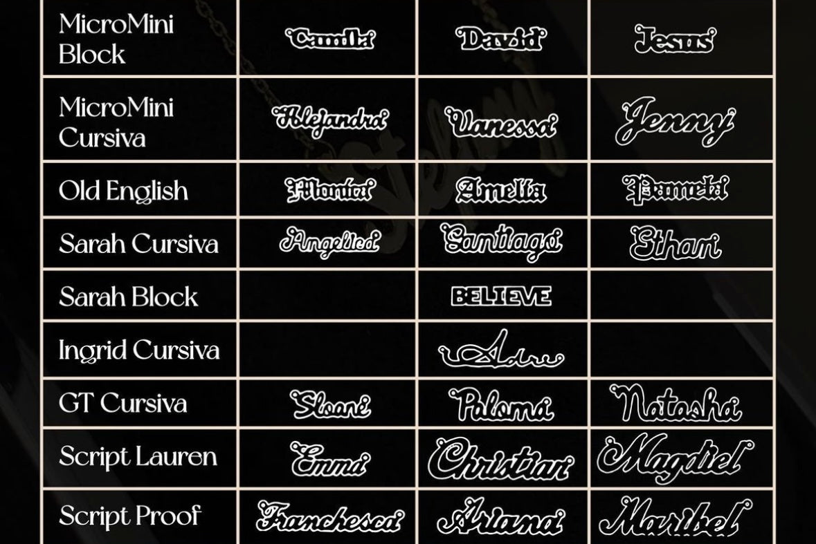 14K Yellow Gold Custom Name Rings Size 8+