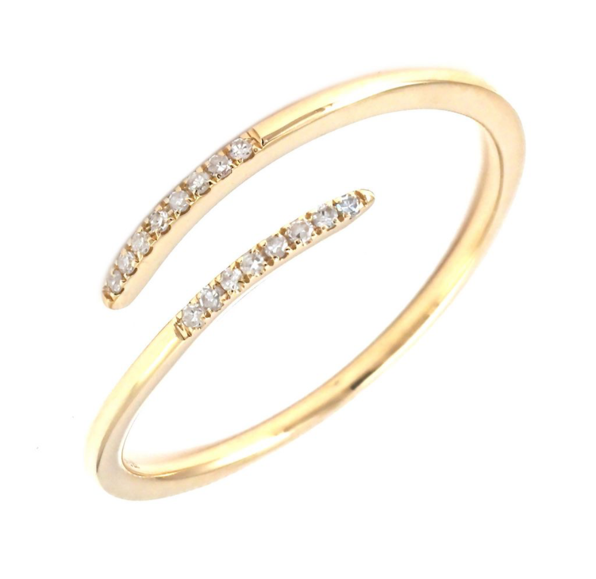 14K Yellow Gold Diamond Ring